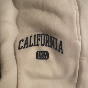 3 pack sweatpants. Brown, black, and white.